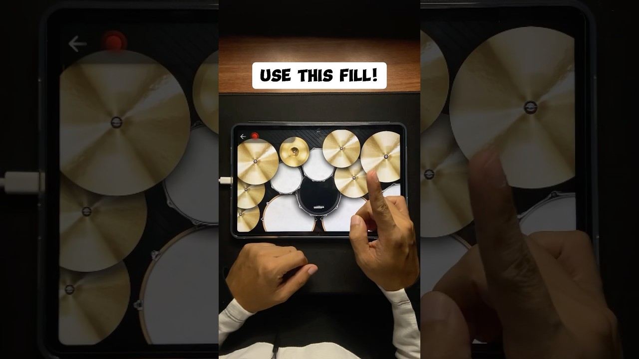 VERY BASIC fill in 10 SECONDS #drums #realdrum