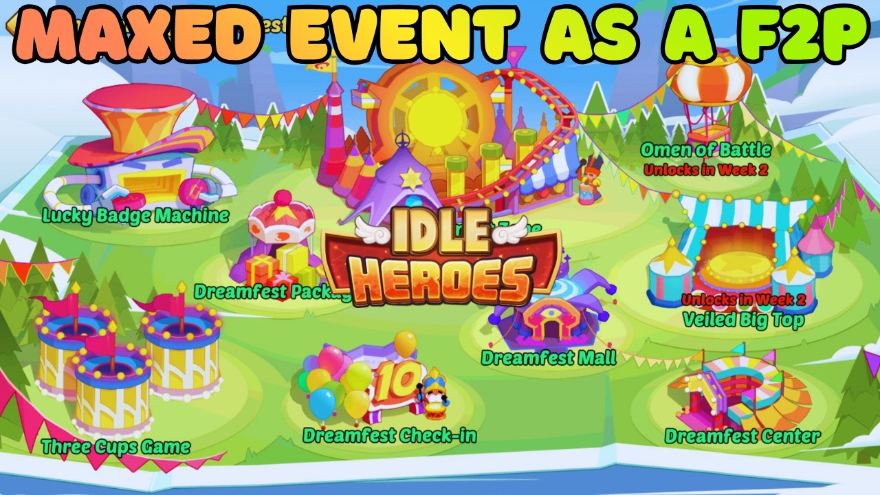 I Maxed Out IDLE HEROES 10th Anniversary As A F2P!