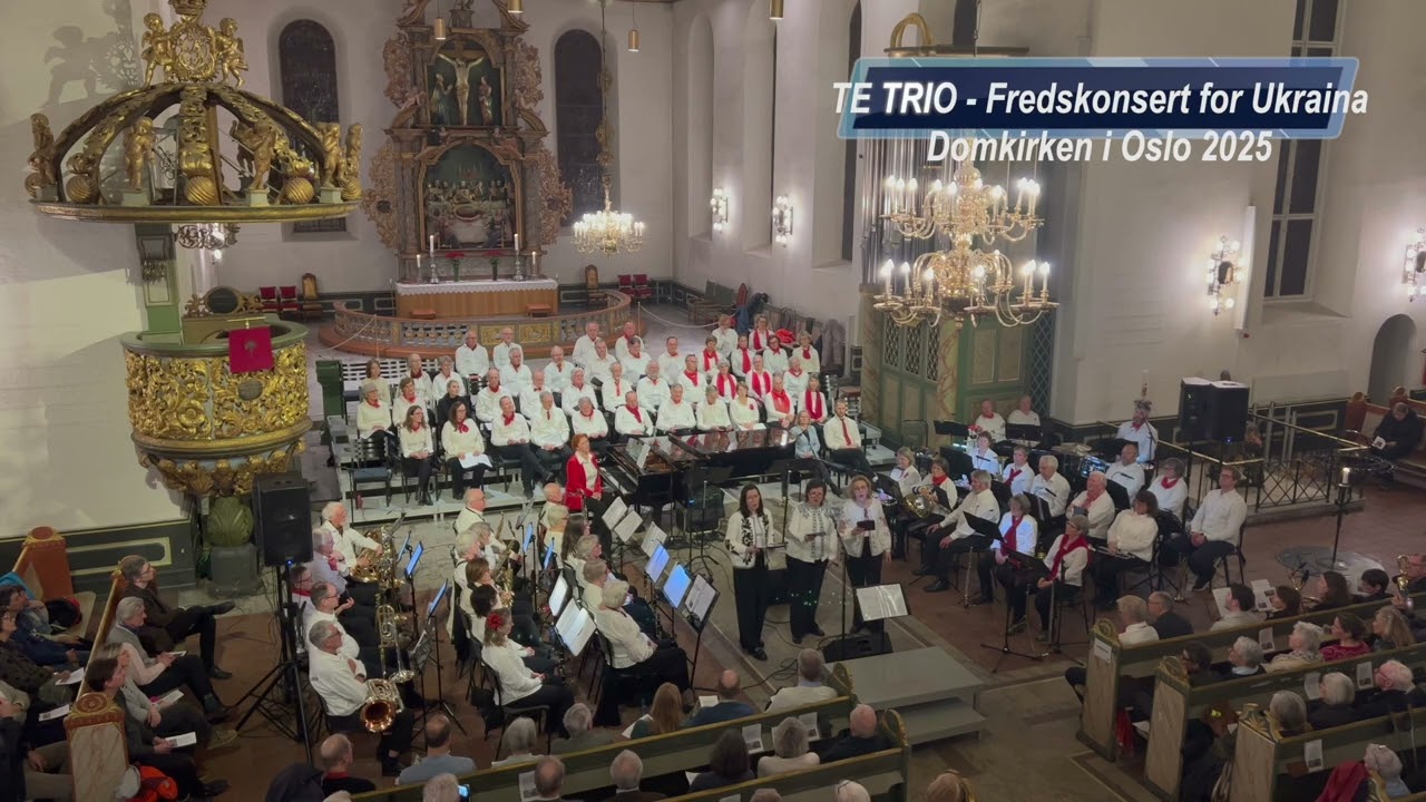 TE TRIO performs at Peace Concert for Ukraine