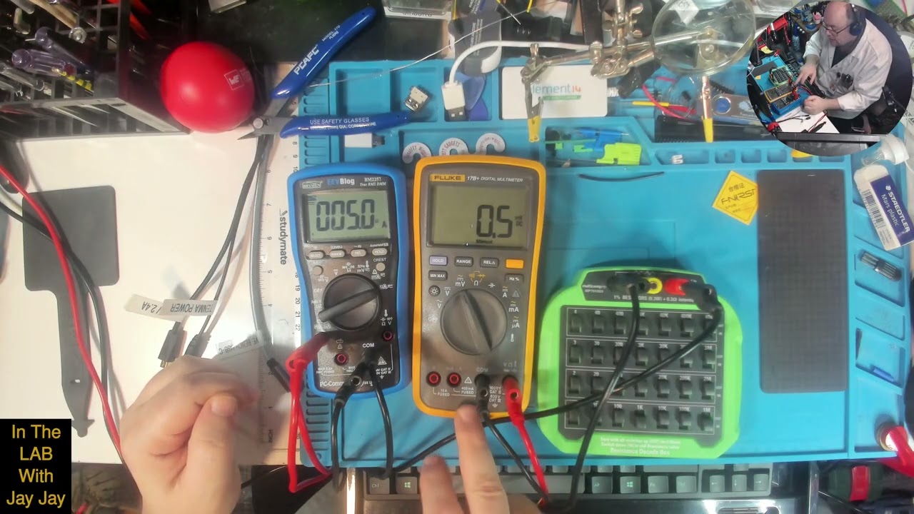 Learning the Art of Electronics: 1L.2.2.1 An experiment: Try your DVM's current-measurement burden