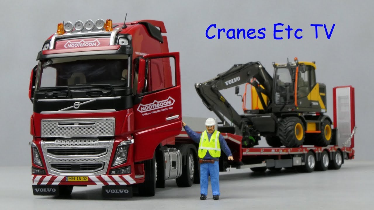 MarGe Volvo FH16 + прицеп Nooteboom MCOS от Cranes Etc TV