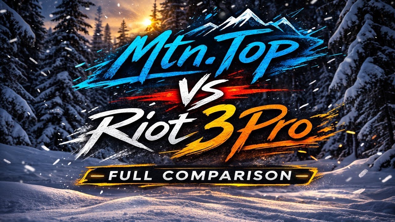 Mtn.Top Versus Riot 3 Pro Snowbike Showdown!