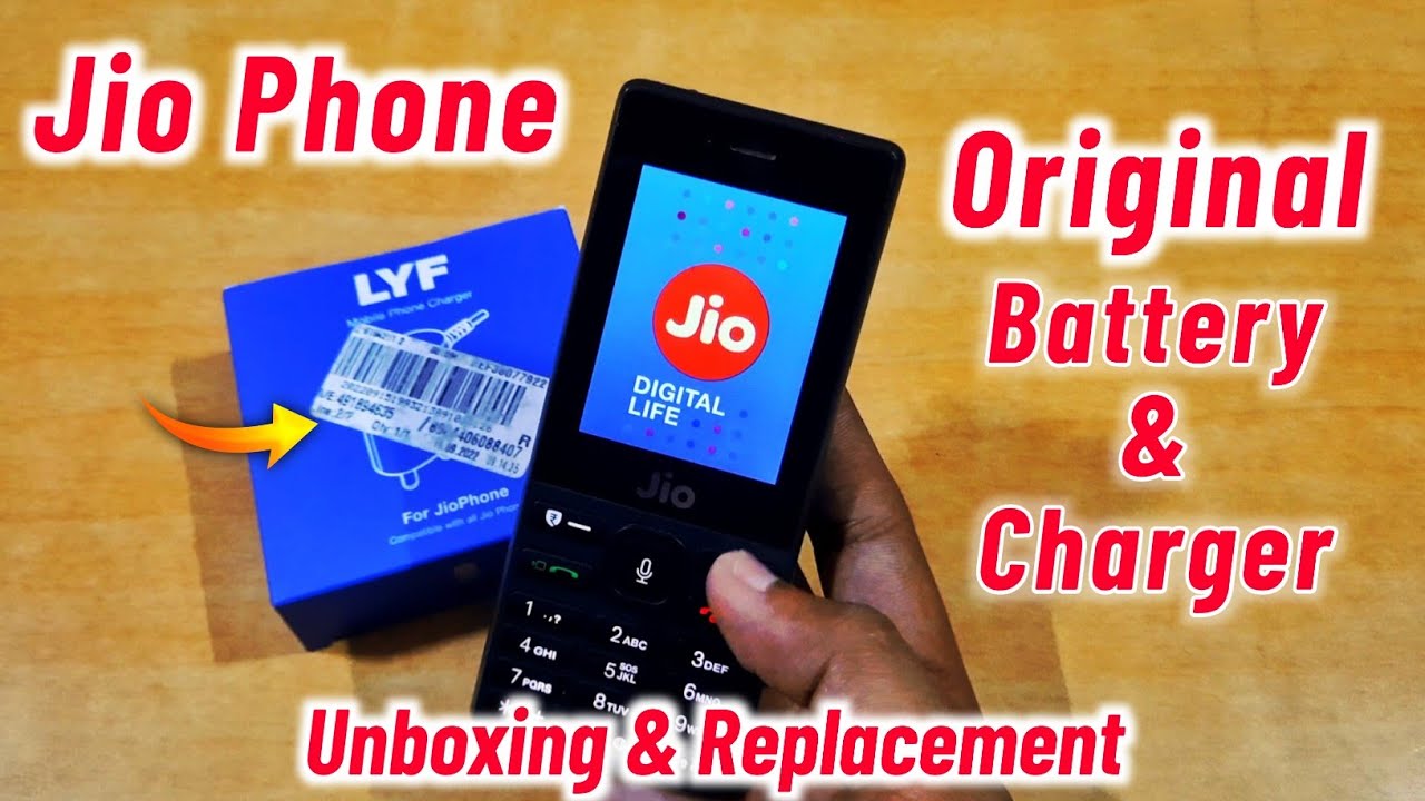 Jio Phone Original Battery & Charger Unboxing with Replacement | Jio Phone Original Accessories |