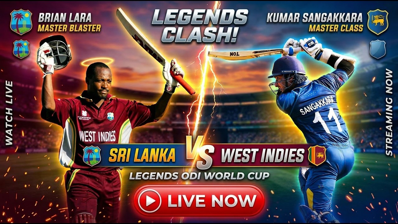 SL Legends vs WI Legends | Legends ODI World Cup | Cricket 26 Live