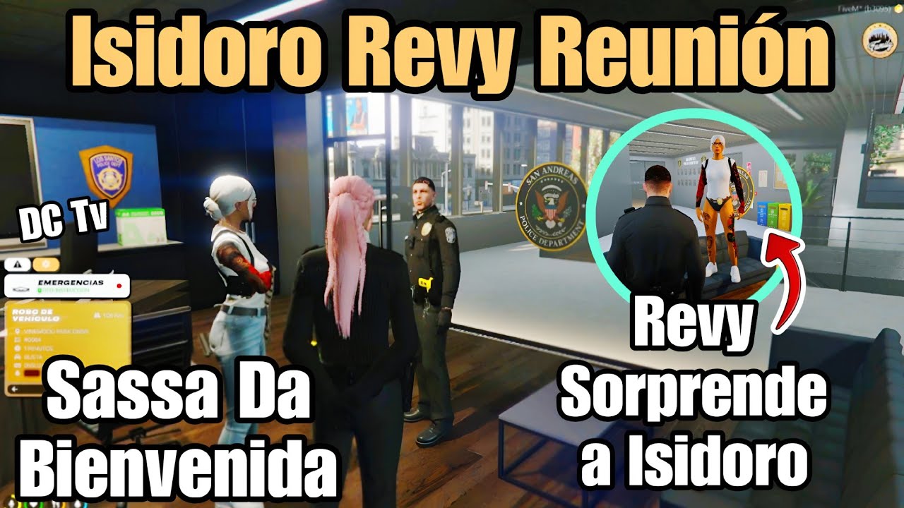 ISIDORO REVY Reunión, Isidoro es Sorprendido por Revy 😱 Sassa Da Bienvenida A Isidoro, Family Rp 