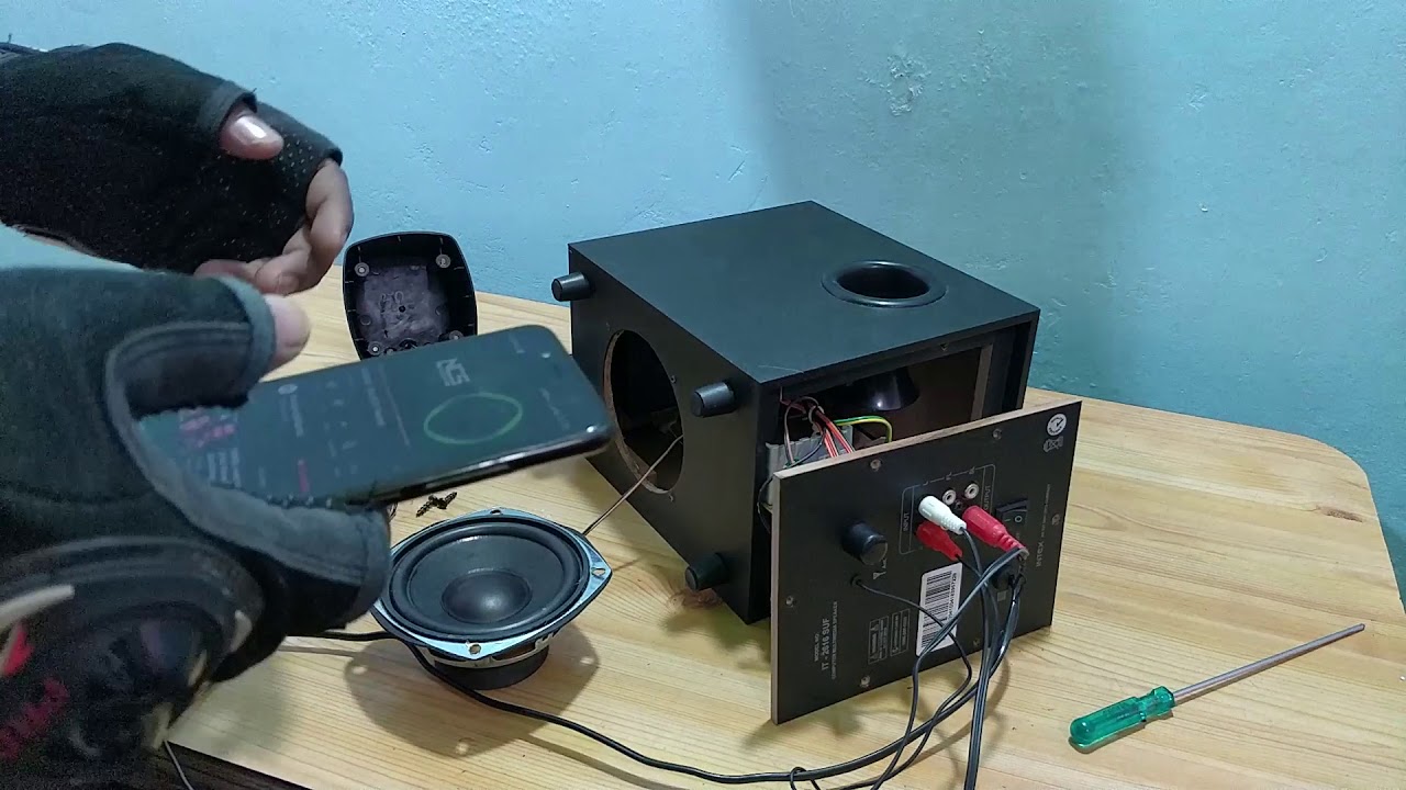 What's inside INTEX IT-2616 4.1 Home Theatre System by AKS