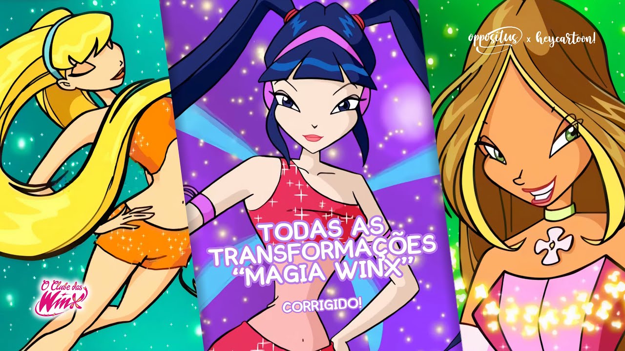 Winx Club: Season 3 | All Magic Winx Transformations (Brazilian Portuguese / Fixed) • 4K