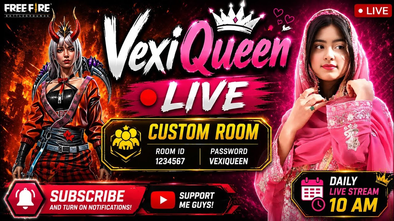 Free Fire Live BR Custom Match | Public Entry Open Now