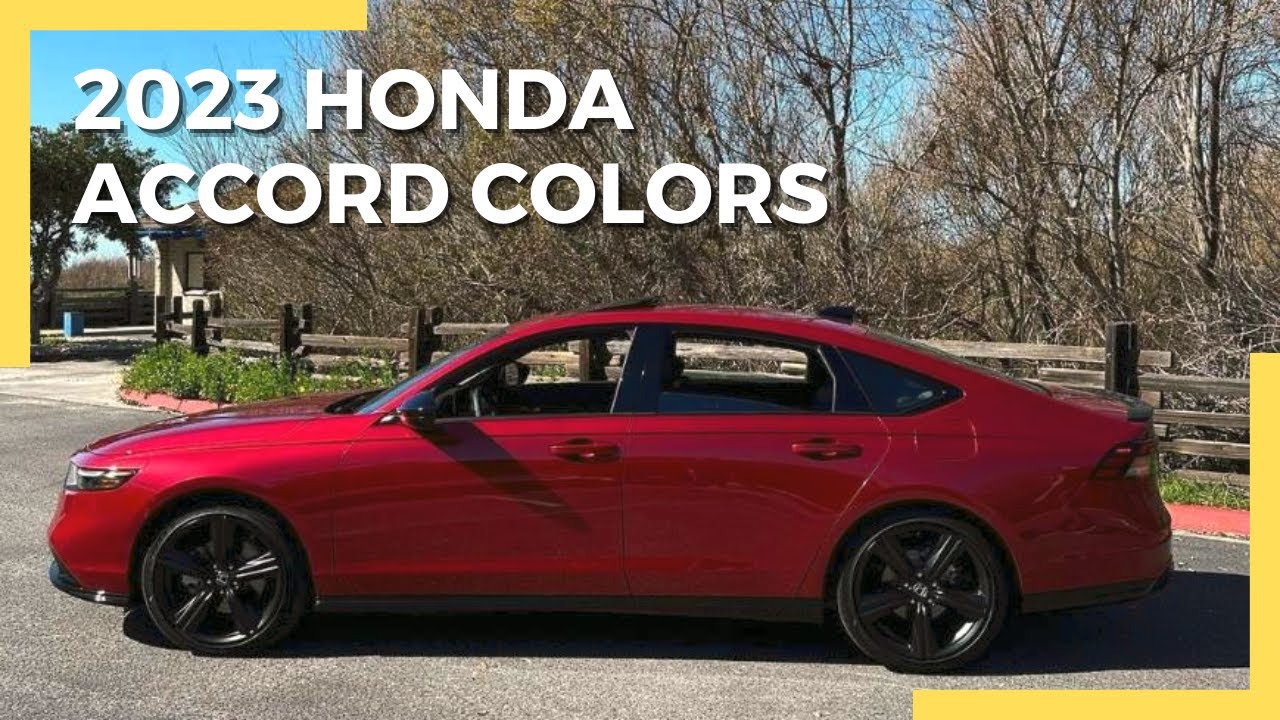 2023 Honda Accord Colors
