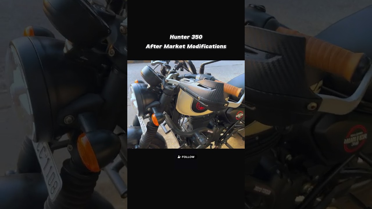 Hunter 350 Aftermarket Modifications | Most Recommend Bike Accessories 💯
