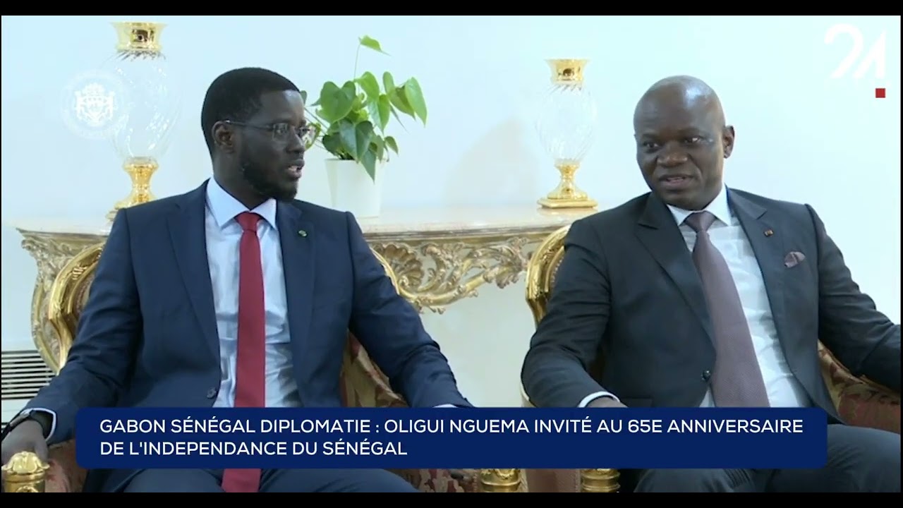 GABON SÉNÉGAL DIPLOMATIE - OLIGUI NGUEMA INVITÉ AU 65E ANNIVERSAIRE DE L'INDEPENDANCE DU SÉNÉGAL