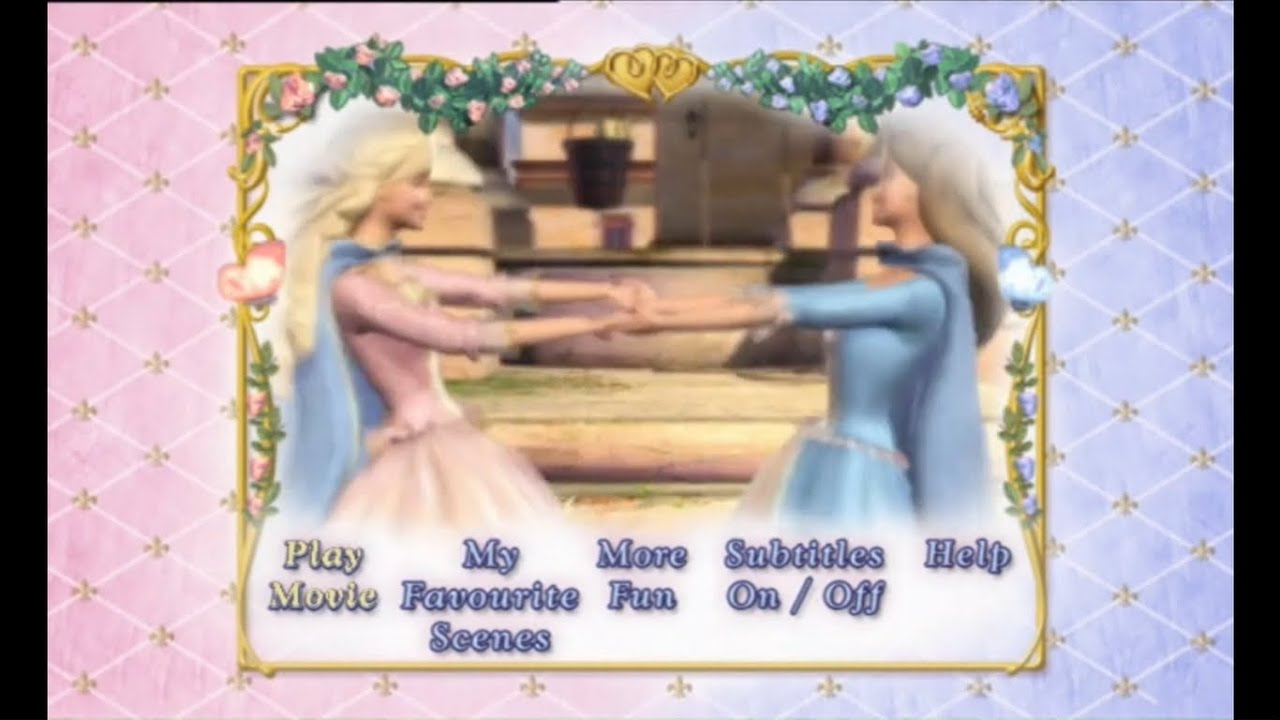 Barbie as The Princess and the Pauper (2004) - Dvd Menu Walkthrough
