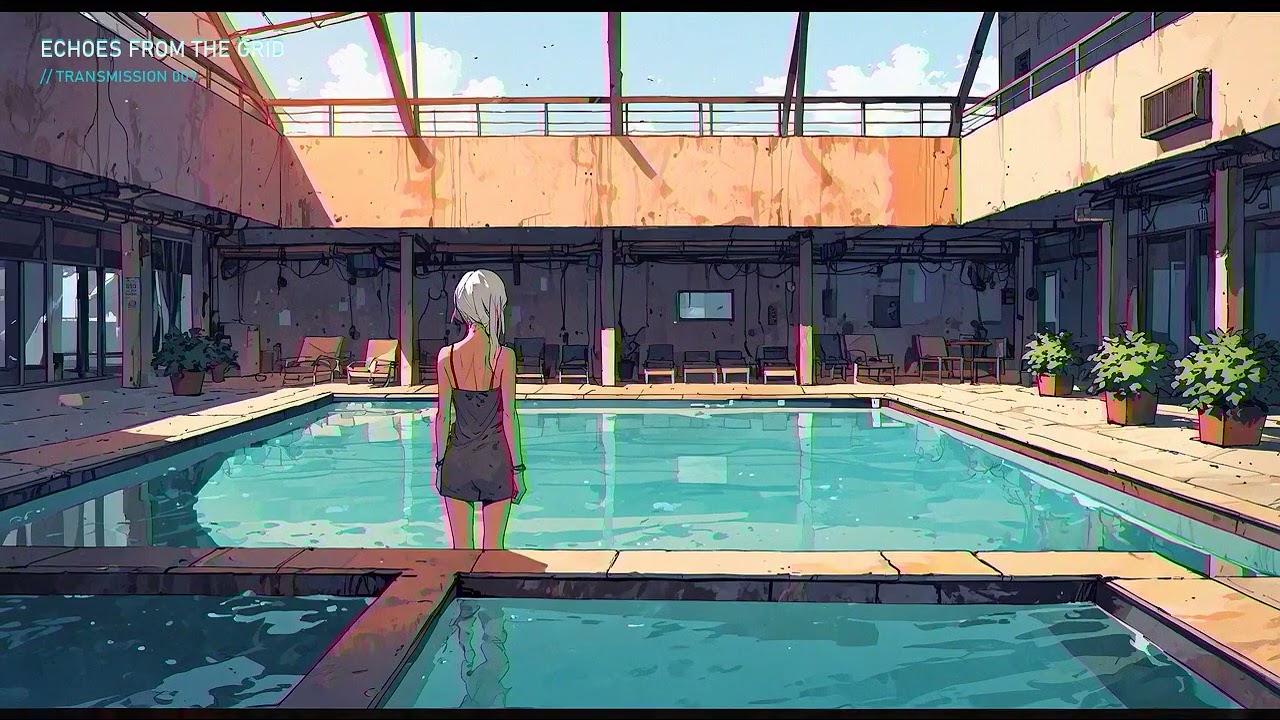 TRANQUIL WATER // Chillsynth Mix &bull; Cyberpunk Atmosphere &bull; Late Morning Drift | ECHOES FROM THE GRID