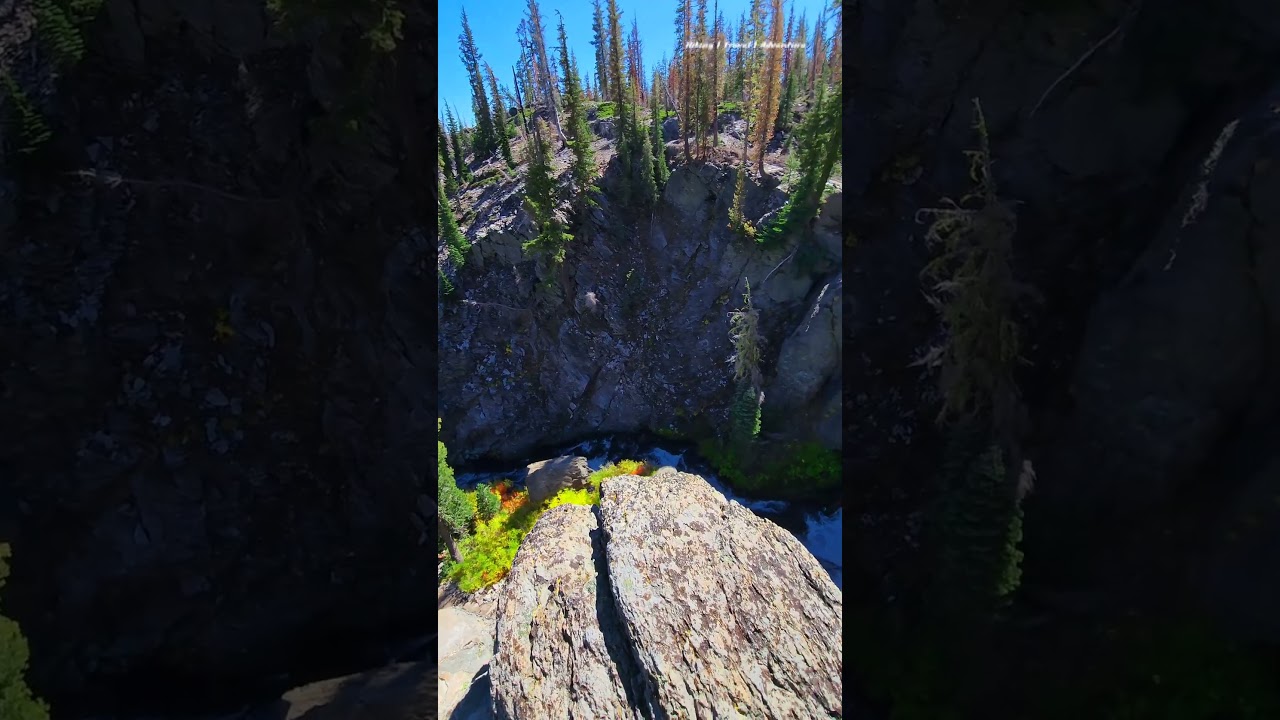 Now that's a LONG WAY DOWN!!! #altitude #creek #nature #hiking #nationalpark #california