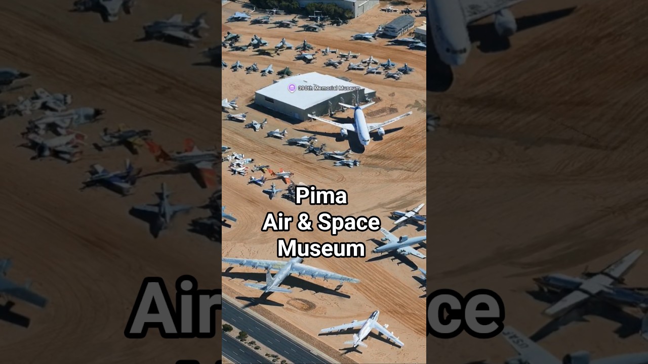 Exploring Pima Air & Space Museum in Tucson with Google Earth 👀✈️