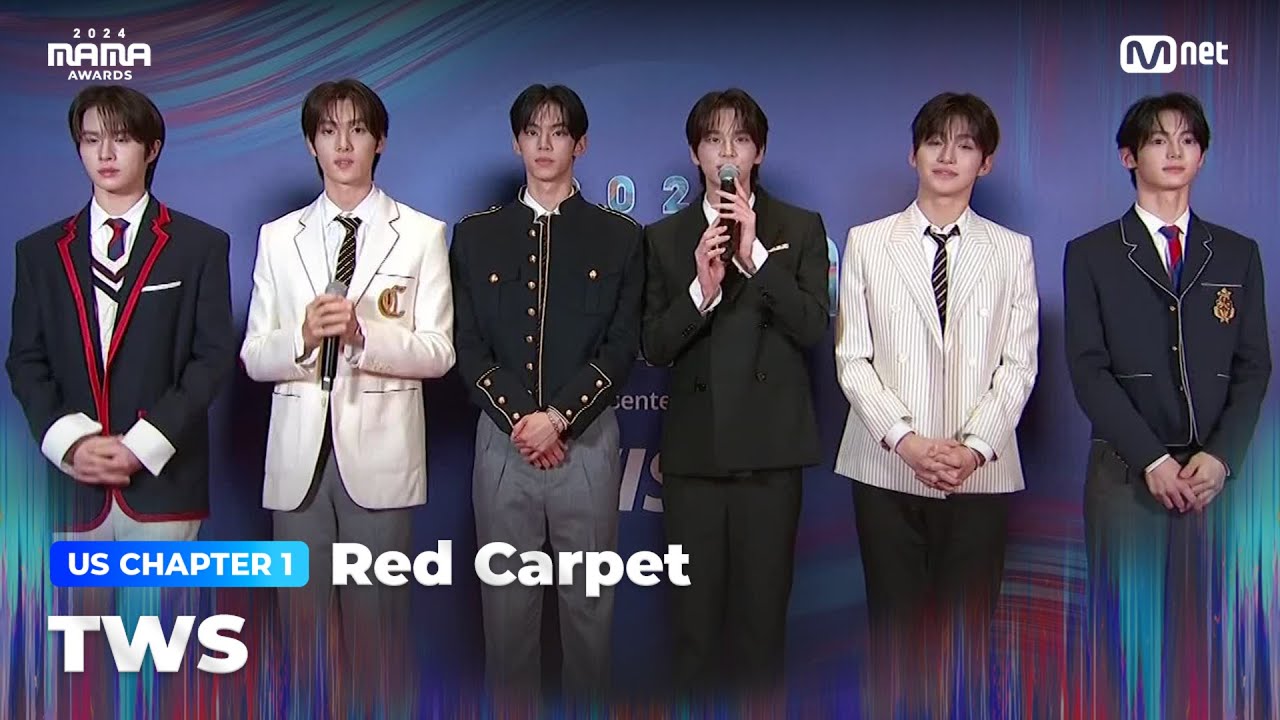 [#2024MAMA] Red Carpet with TWS (투어스) | Mnet 241122 방송
