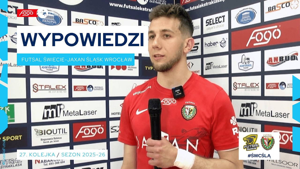 Futsal Świecie - Jaxan Śląsk Wrocław 1:3 WYPOWIEDZI 27. kolejka (2025/26)