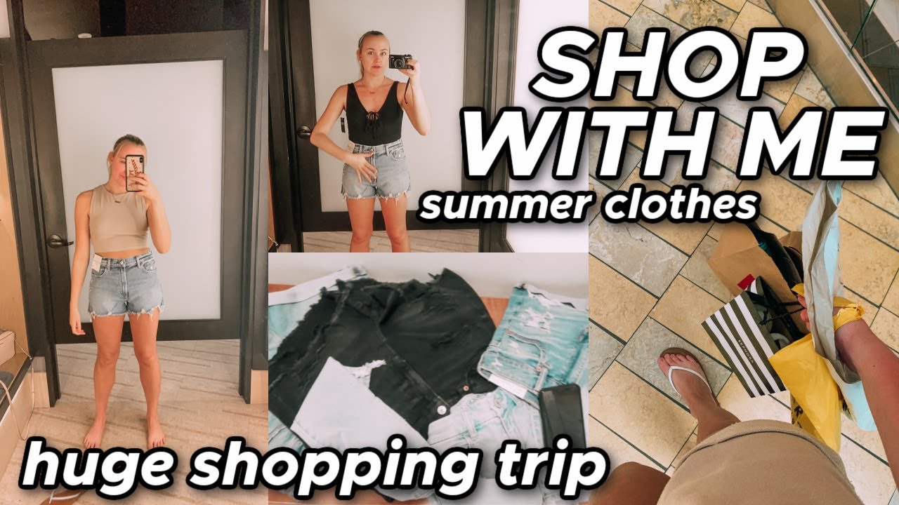 shop with me | huge summer clothes shopping