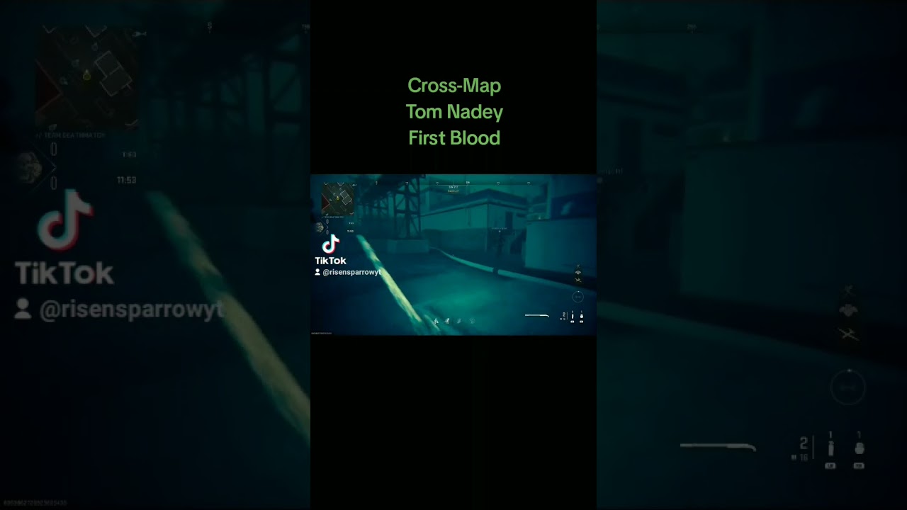 MW2 Cross-Map Tom Nadey First Blood #mw2 #mwii #mw2clips #mw2shorts #shorts #fyp