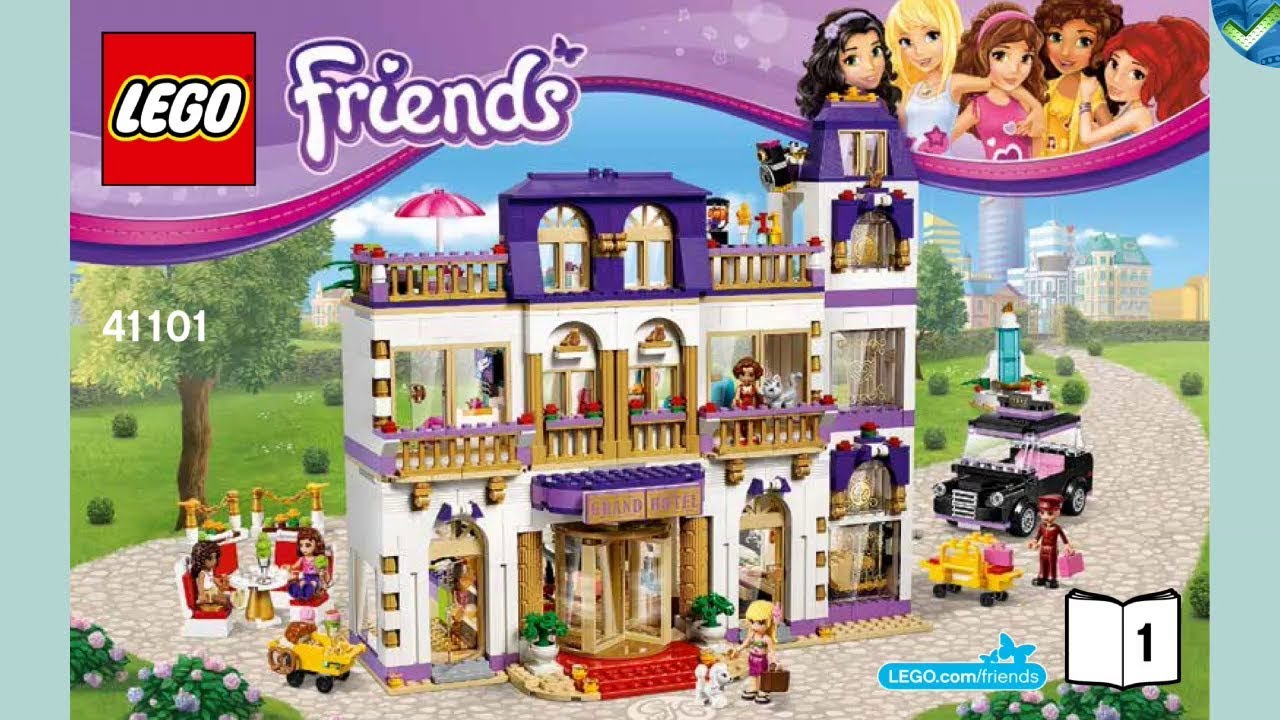 41101 Heartlake Grand Hotel LEGO&reg; Friends Manual at the Brickmanuals Instruction Archive