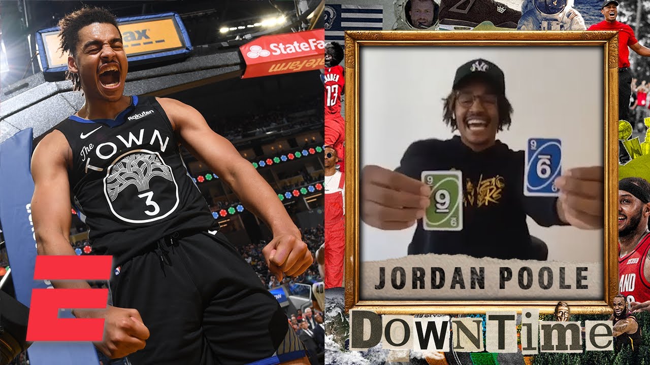 Jordan Poole plays UNO; talks Dennis Rodman, 'The Last Dance' | Downtime