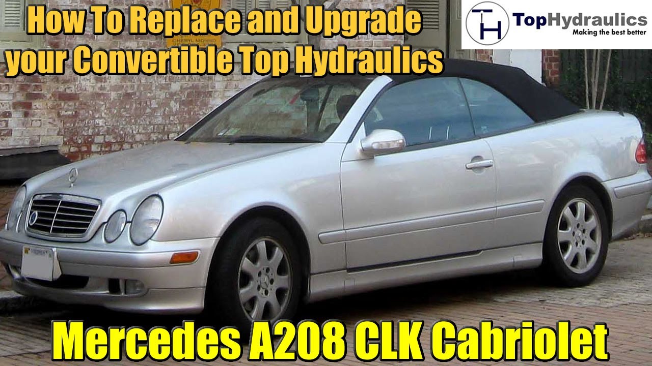Mercedes A208 CLK Top Hydraulics - Глава 2 - Снятие гидравлического насоса