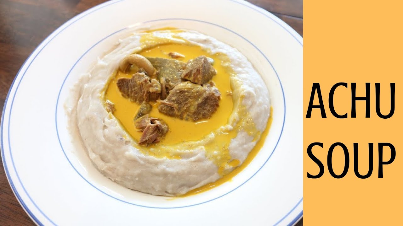 How to make excellent Achu/Yellow soup