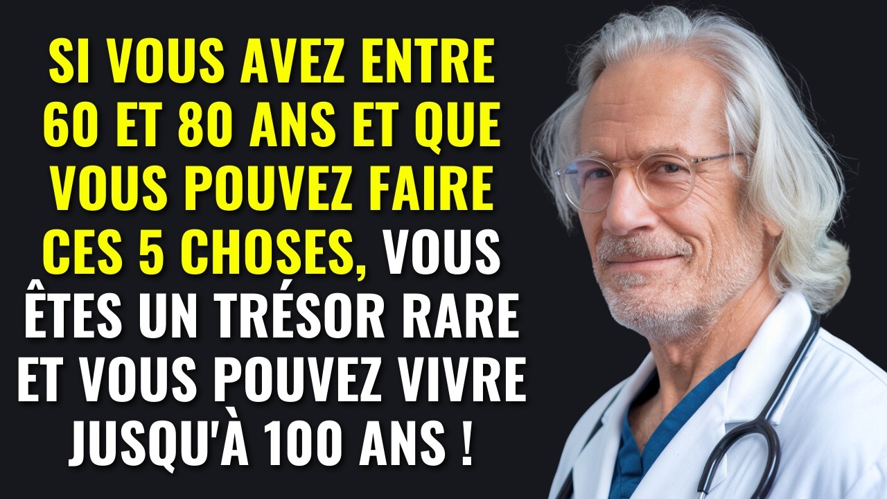 Si vous avez entre 60 et 80 ans et que vous faites encore ces 5 choses, félicitations !