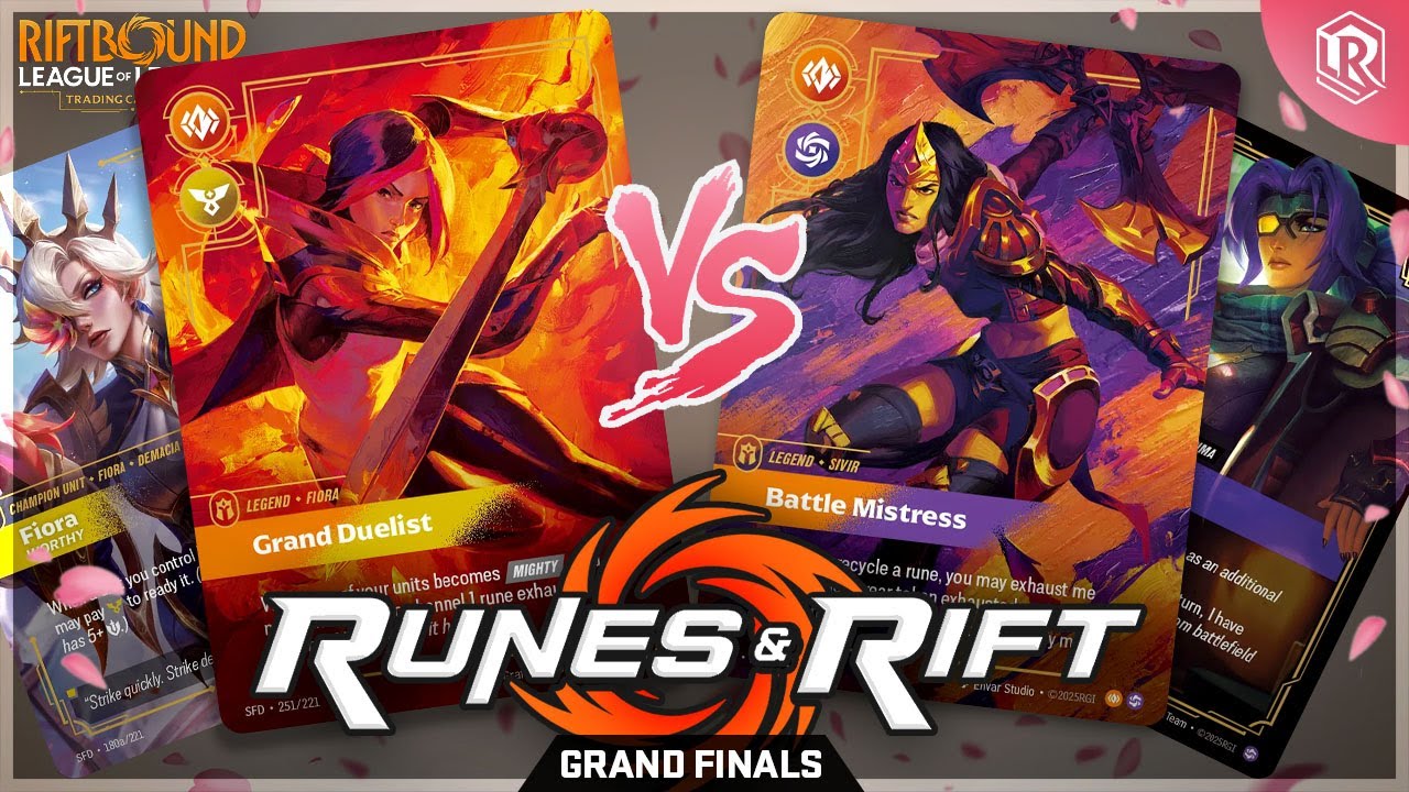 🏆 GRAND FINALS - Fiora vs Sivir | Riftbound Spiritforged Weekly Tournament