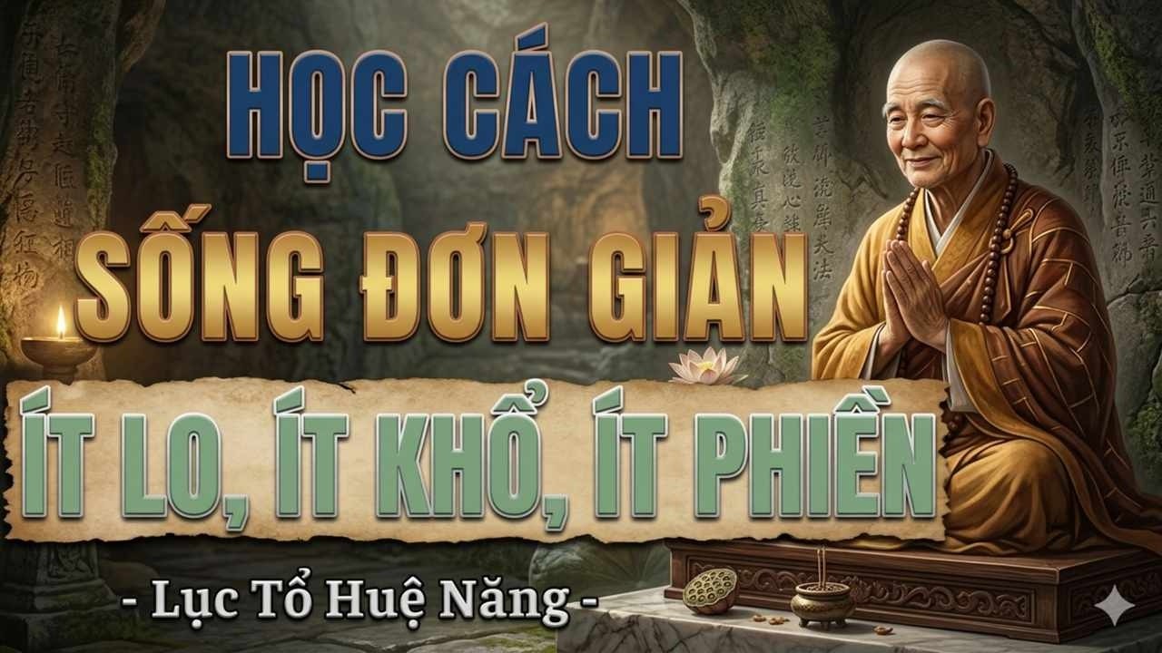 Lục Tổ Huệ Năng - Học Cách Sống Đơn Giản, Ít Lo, Ít Khổ, Ít Phiền, Đời Nhẹ Tênh, Nghe Rất Thấm?