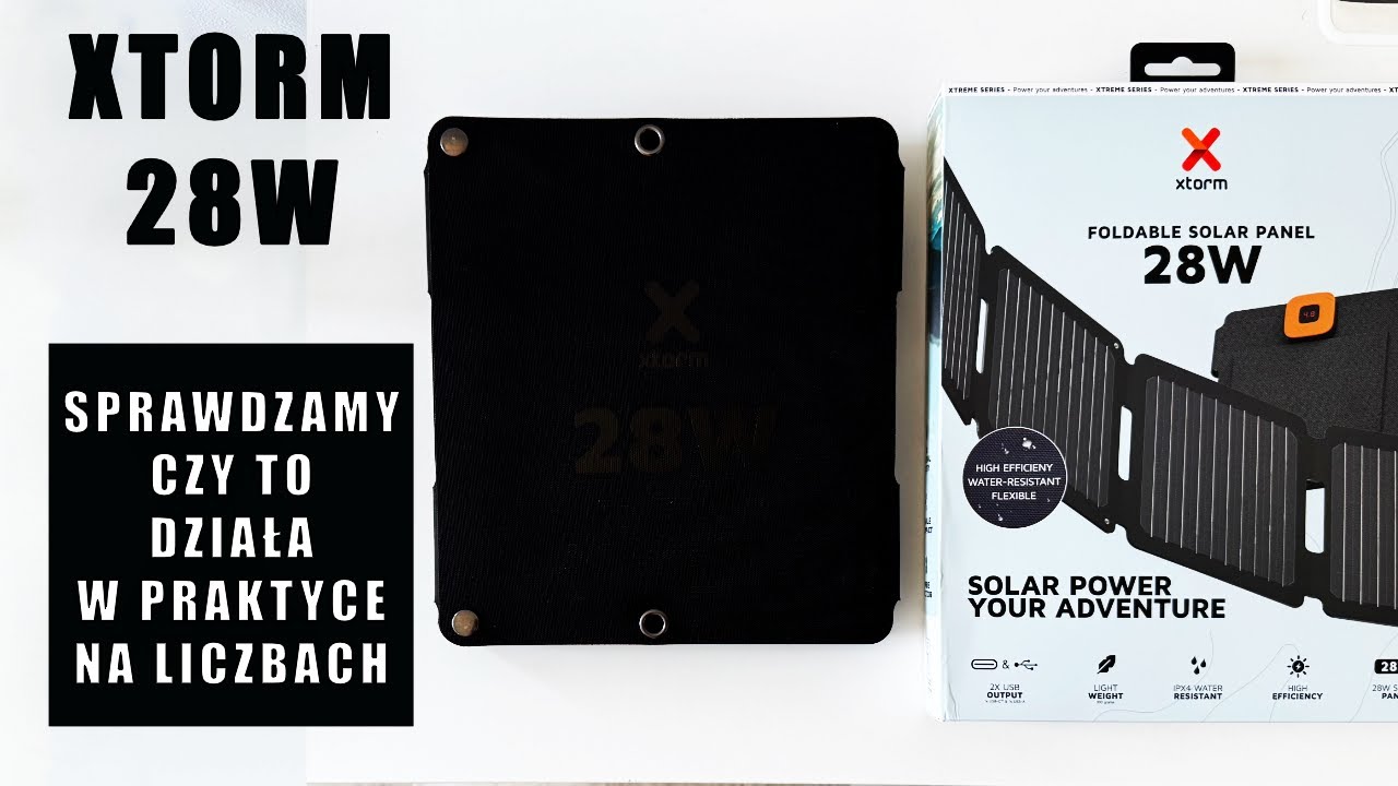 XTORM 28W - Sprawdzamy jak działa mobilny panel solarny w praktyce | #xtorm #solarpanel  XR2S28