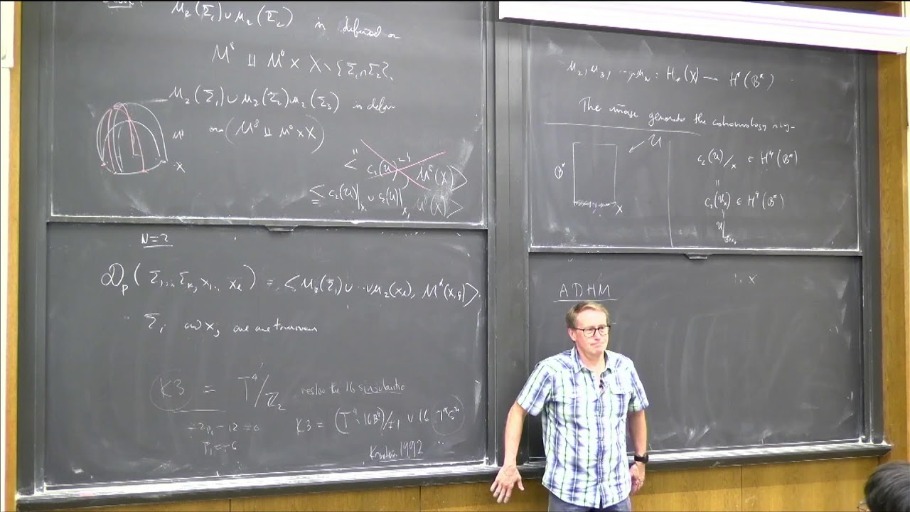 Tomasz Mrowka - Instanton homology for links and webs in 3-manifolds VI