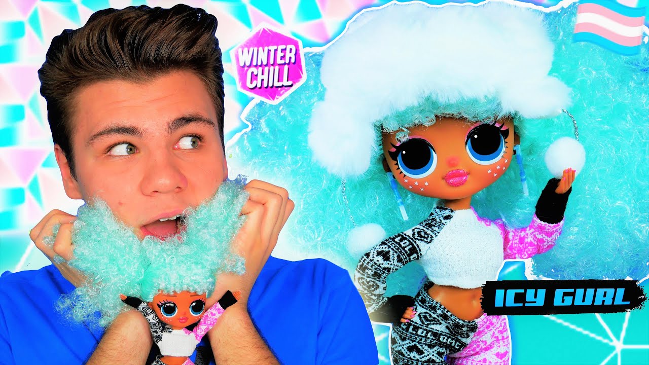 КУДРЯШКА ДЕВУШКА МОРОЗ 🥶 ICY GURL LOL OMG Winter Chill ❄️ Айси Герл и Бррр Биби обзор от Биги