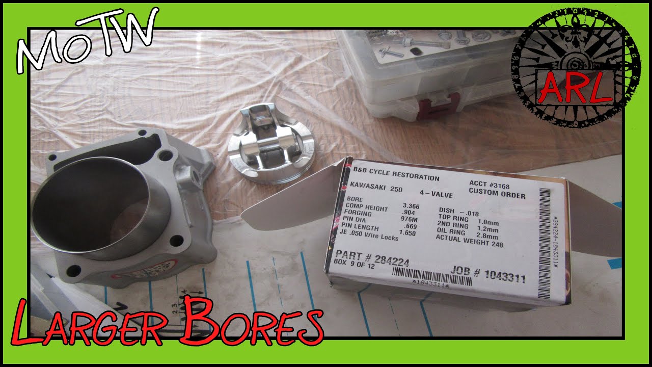 Big Bore Kits for the KLX 250s Bill Blue's and Kustom Kraft - MOTW