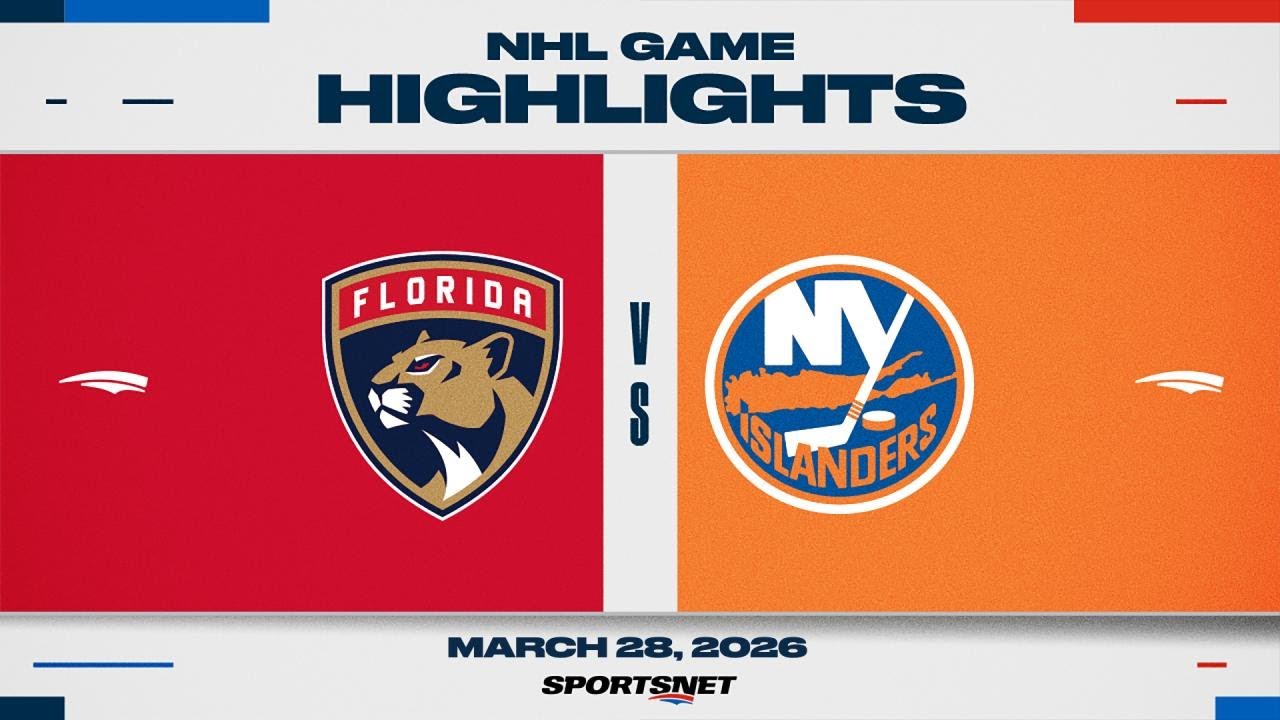 NHL Highlights | Panthers vs. Islanders - March 28, 2026