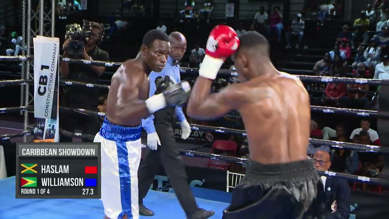 Haslam (Jamaica) vs Williamson (Guyana)