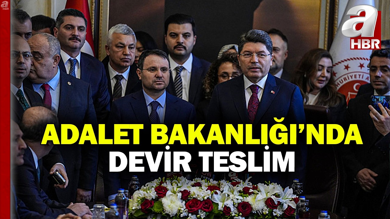 Adalet Bakanlığı'nda devir teslim töreni gerçekleşti | A Haber