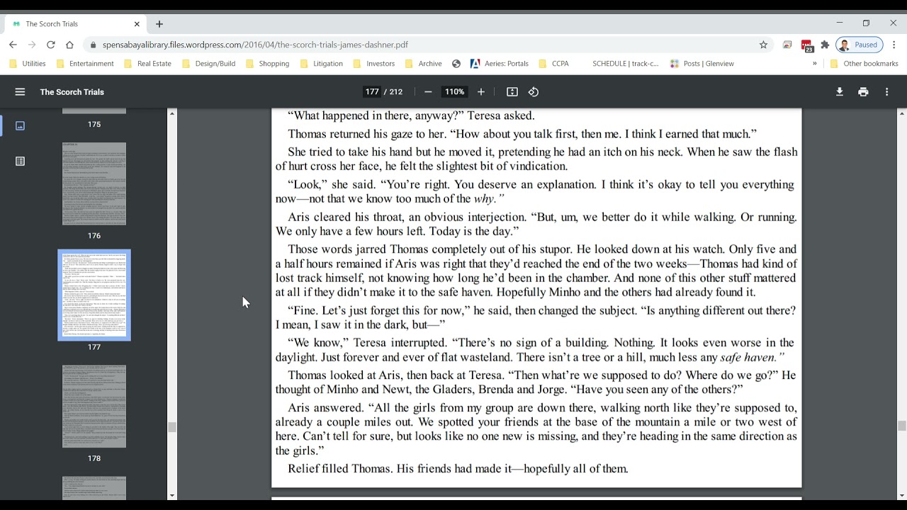 The Scorch Trials - Chapter 54