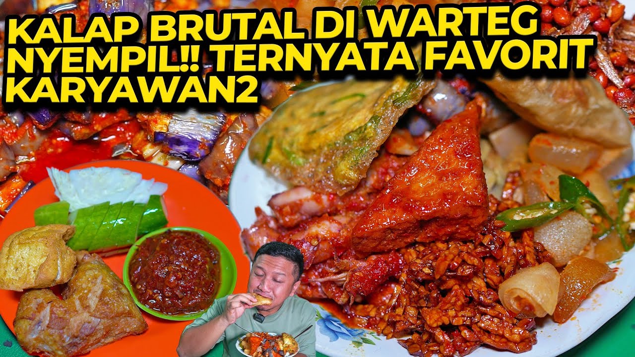 KALAP BRUTAL DI WARTEG NYEMPIL!! TERNYATA FAVORIT KARYAWAN2