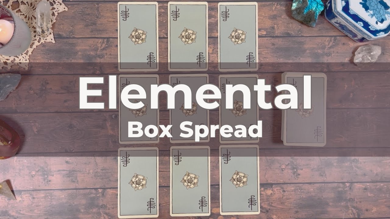 Elemental 9-Card Box Spread for Tarot and Other Divination Systems