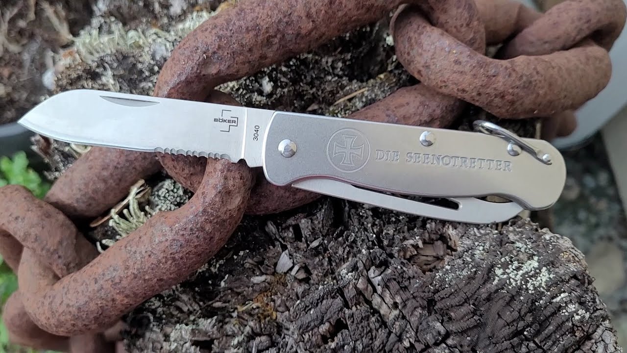 BOKER PLUS Seenotretter 01 Maritime Search and Rescue Knife