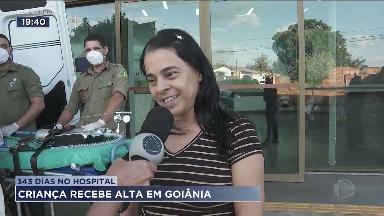 343 DIAS NO HOSPITAL: CRIANÇA RECEBE ALTA EM GOIÂNIA