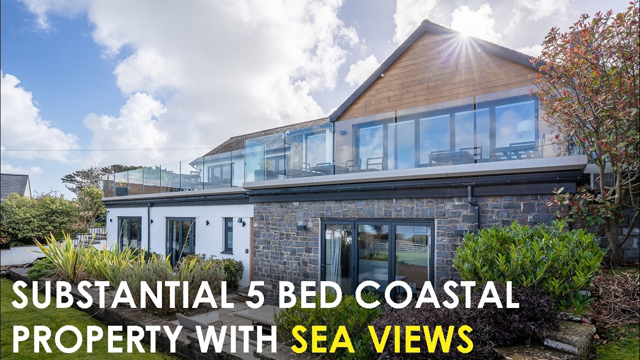 SUBSTANTIAL 5 BEDROOM HOME WITH SEA VIEWS IN BWLCHTOCYN NEAR ABERSOCH