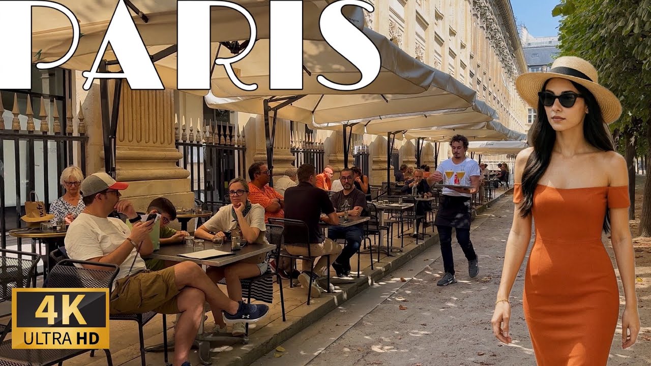 [🇫🇷Paris France 4K 120FPS Walking Tour] Paris Hot Summer Walk  15/AUGUST/2025