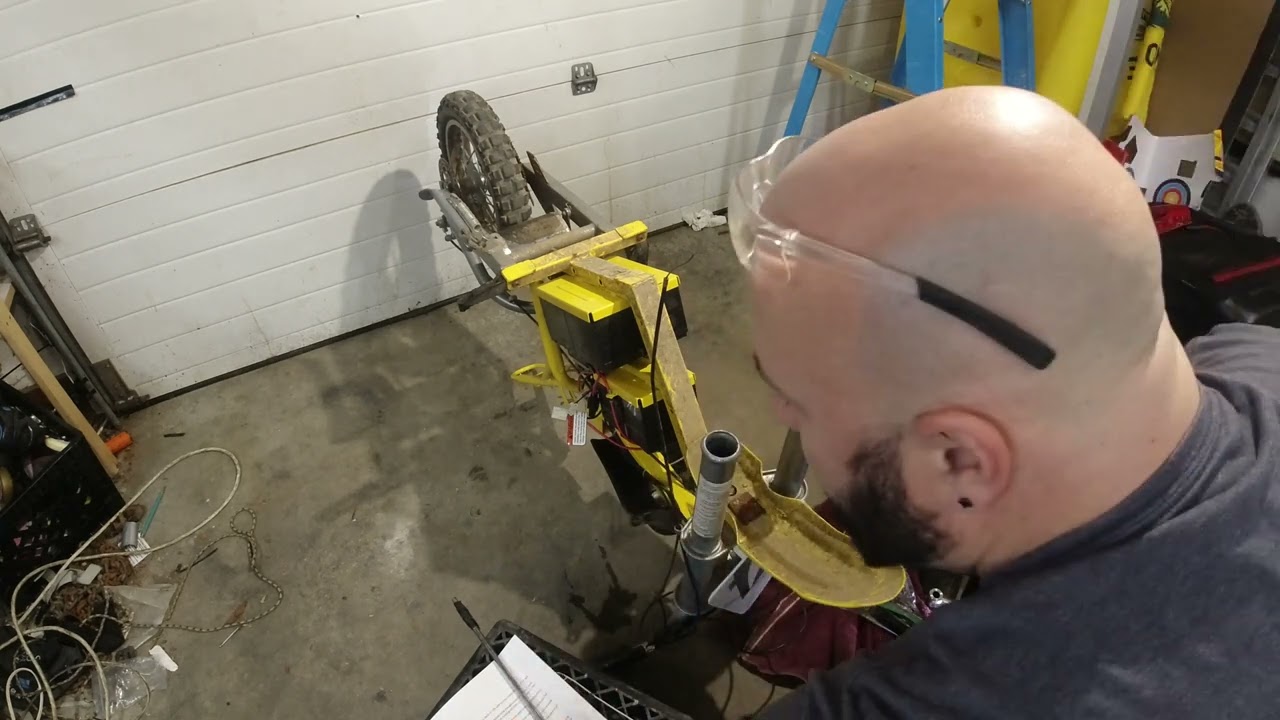 Install front shock 3