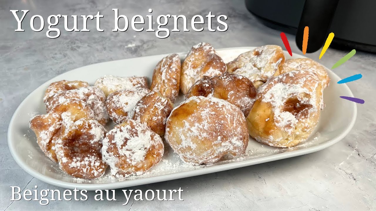 Yogurt beignets Air fryer | Beignets au yaourt