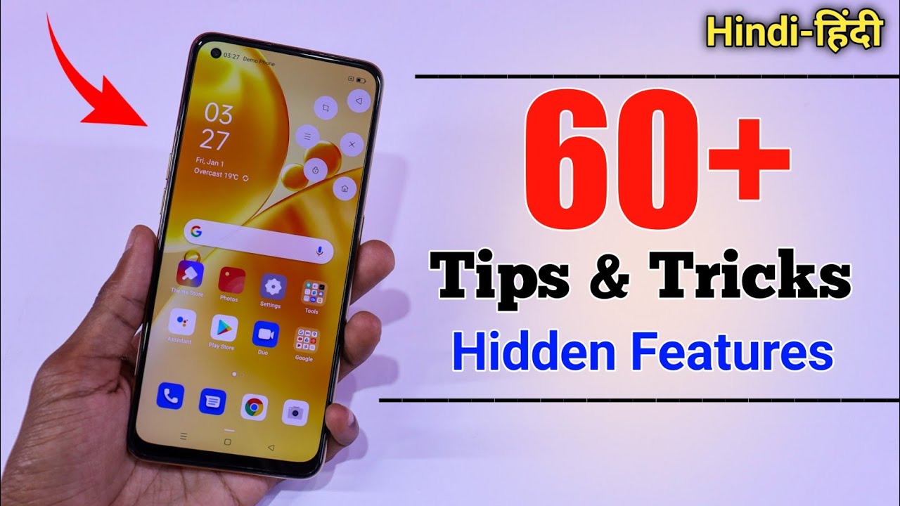 Oppo F19s Tips And Tricks - Top 60++ Hidden Features | Hindi-हिंदी