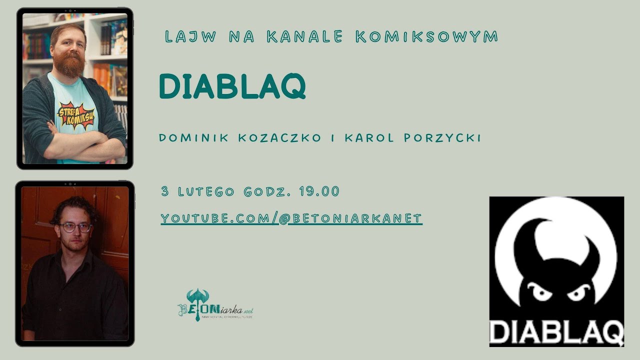 Diablaq - lajw na Kanale Komiksowym