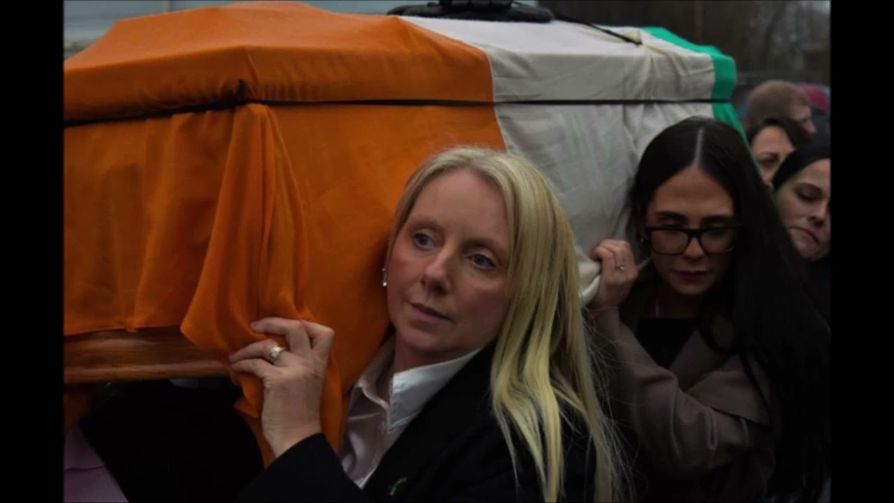 Funeral of Irish Republican Army Volunteer Kevin Hannaway