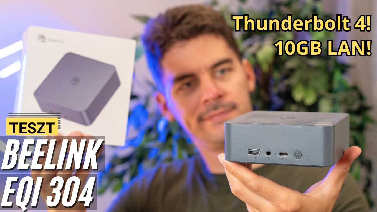 Beelink EQi 304 Mini PC teszt - 2x Thunderbolt 4 &eacute;s 10Gb LAN port? Tess&eacute;k?! 🤯
